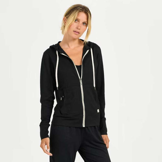 Women's Halo Performance Hoodie - Black Heather