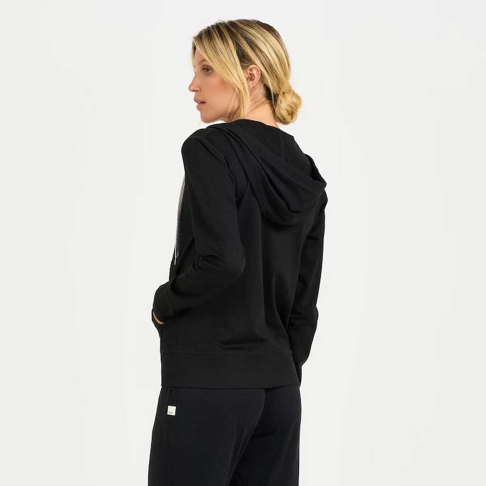 Women's Halo Performance Hoodie - Black Heather