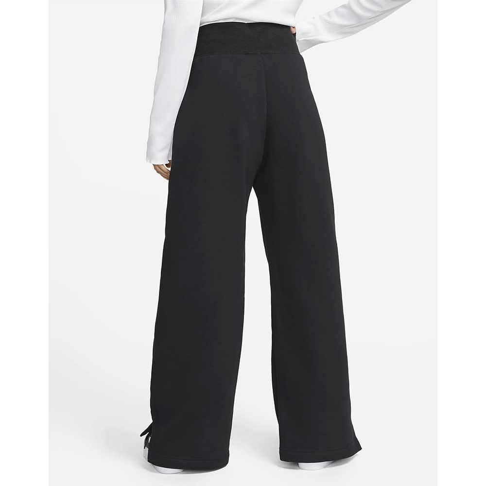 Women's Fleece High Rise Pant Wide - Black