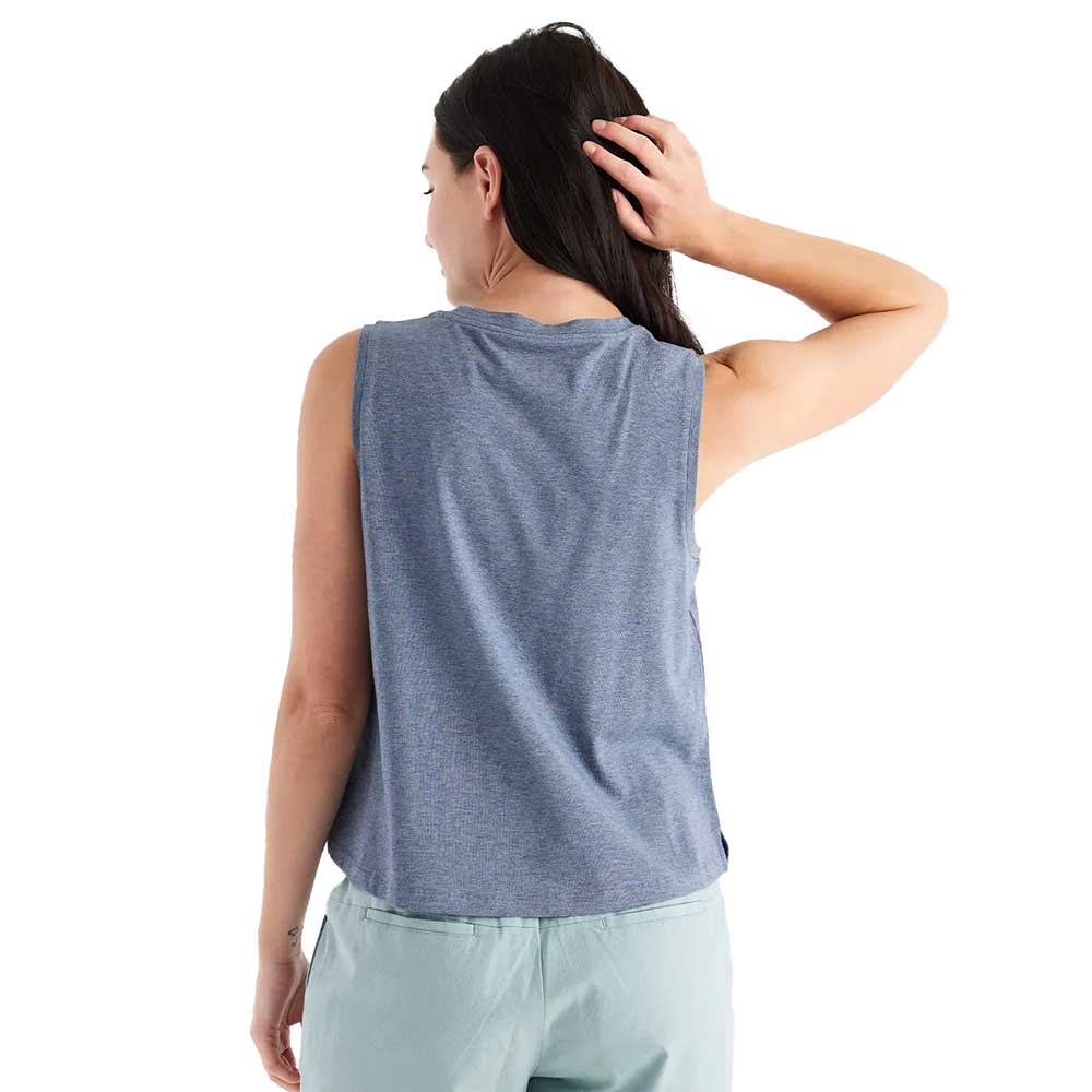 Women's Bamboo Current Tank Top - Stonewash