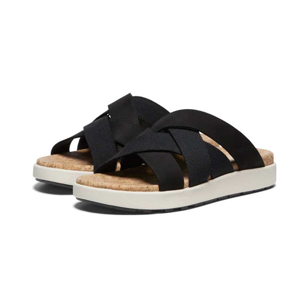 Women's Elle Mixed Slide - Black/Birch - Regular (B)