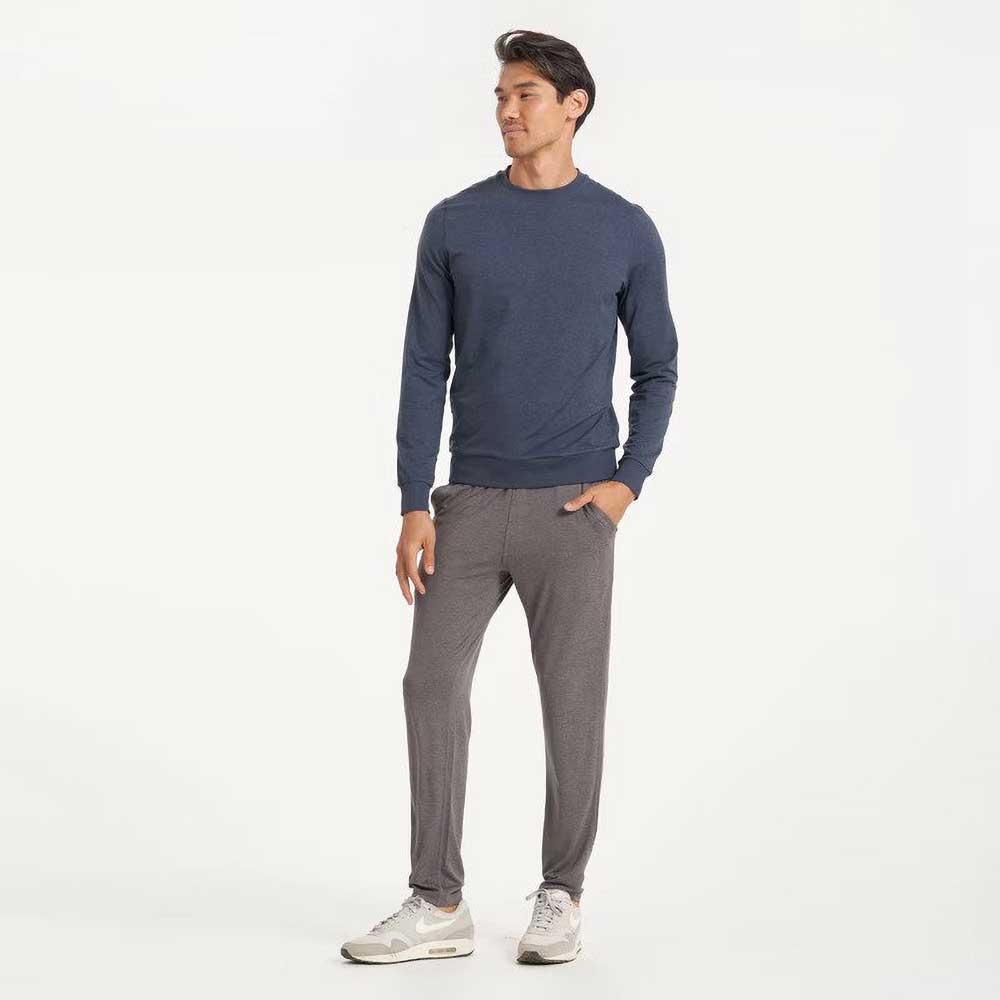Men's Ponto Performance Crew - Azure Heather