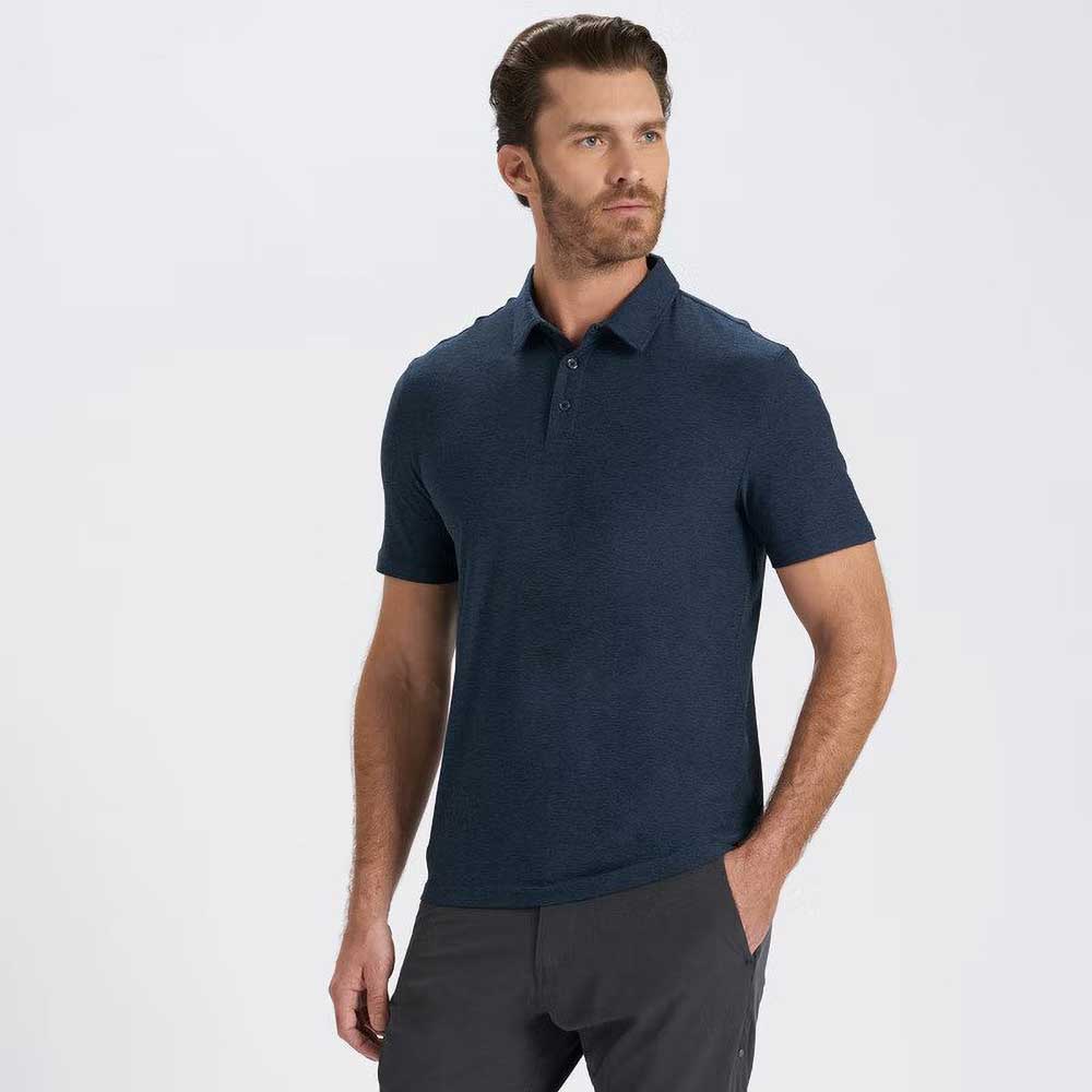 Men's Strato Tech Polo - Navy Heather