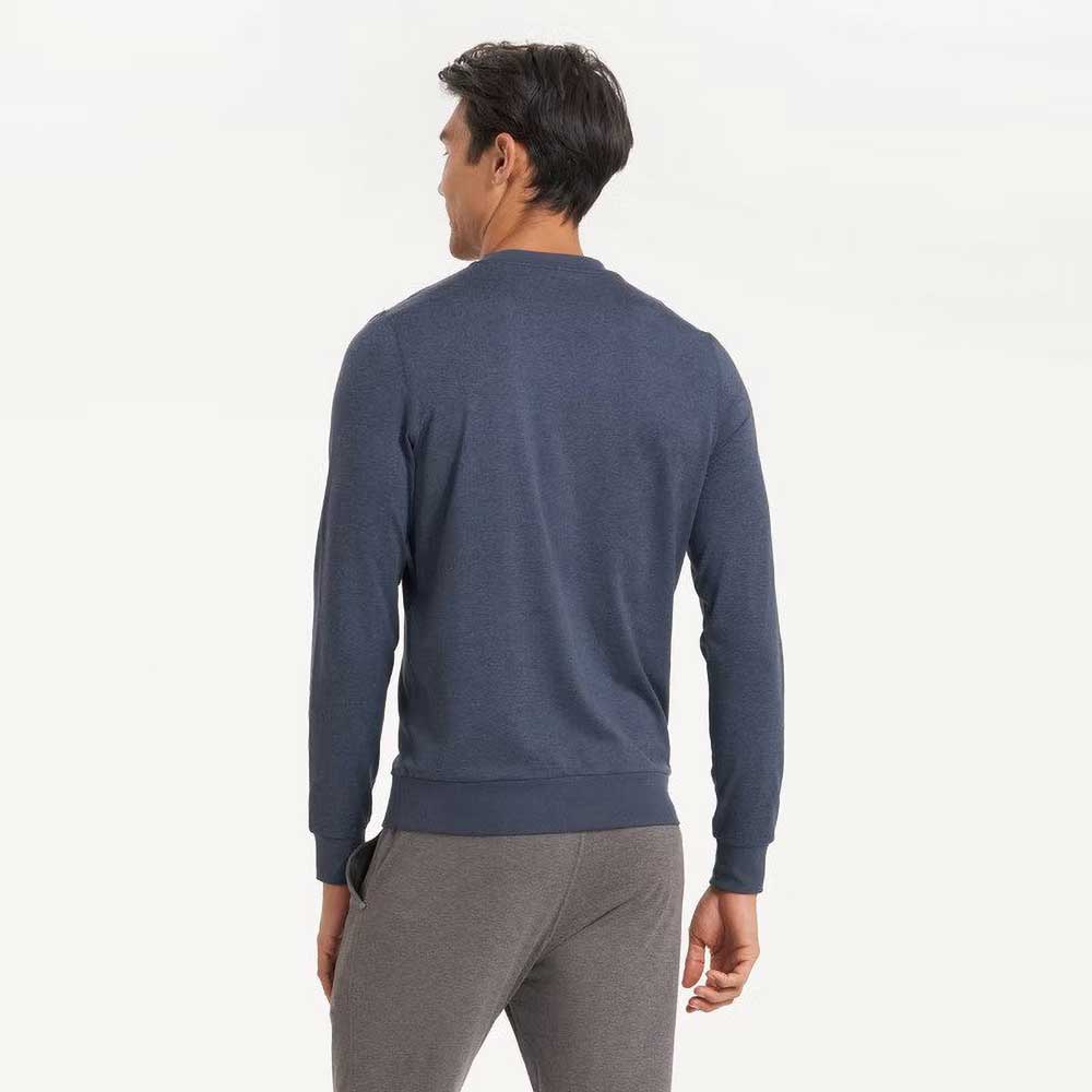 Men's Ponto Performance Crew - Azure Heather