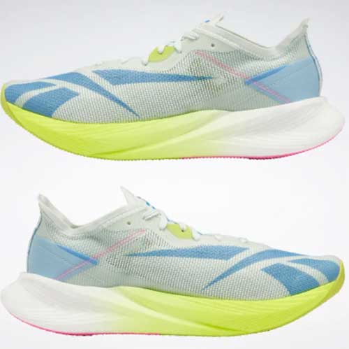 Men's Floatride Energy X Running Shoe - Opal Glow / Acid Yellow / Essential Blue- Regular (D)