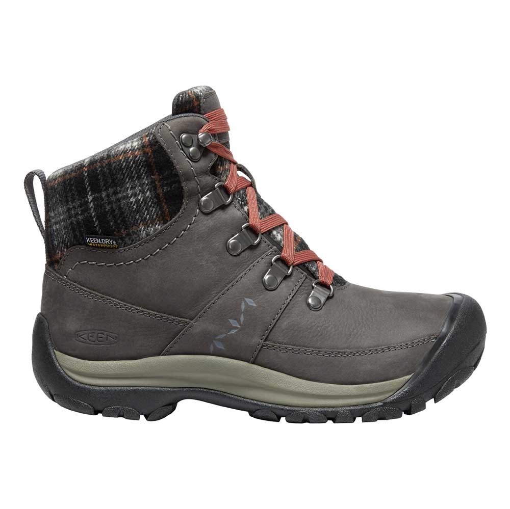 Women's Kaci III Winter Mid WP Boot - Magnet/Black Plaid - Regular (B)