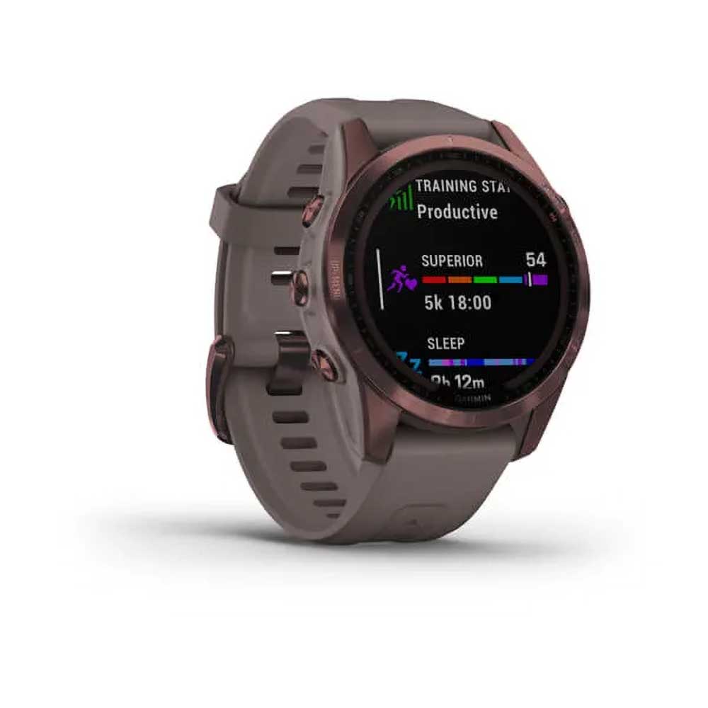 fenix 7S Sapphire - Dark Bronze Titanium with Shale Gray Band