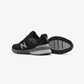 Men's MADE in USA 990v5 Core Running Shoe - Black/Silver- Regular (D)