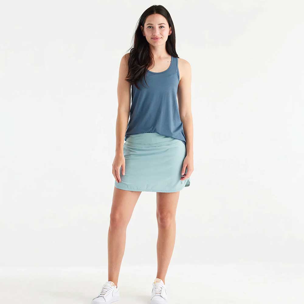 Women's Bamboo Motion Racerback Tank - Slate Blue