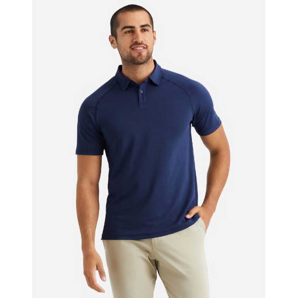 Men's Delta Pique Polo - Navy