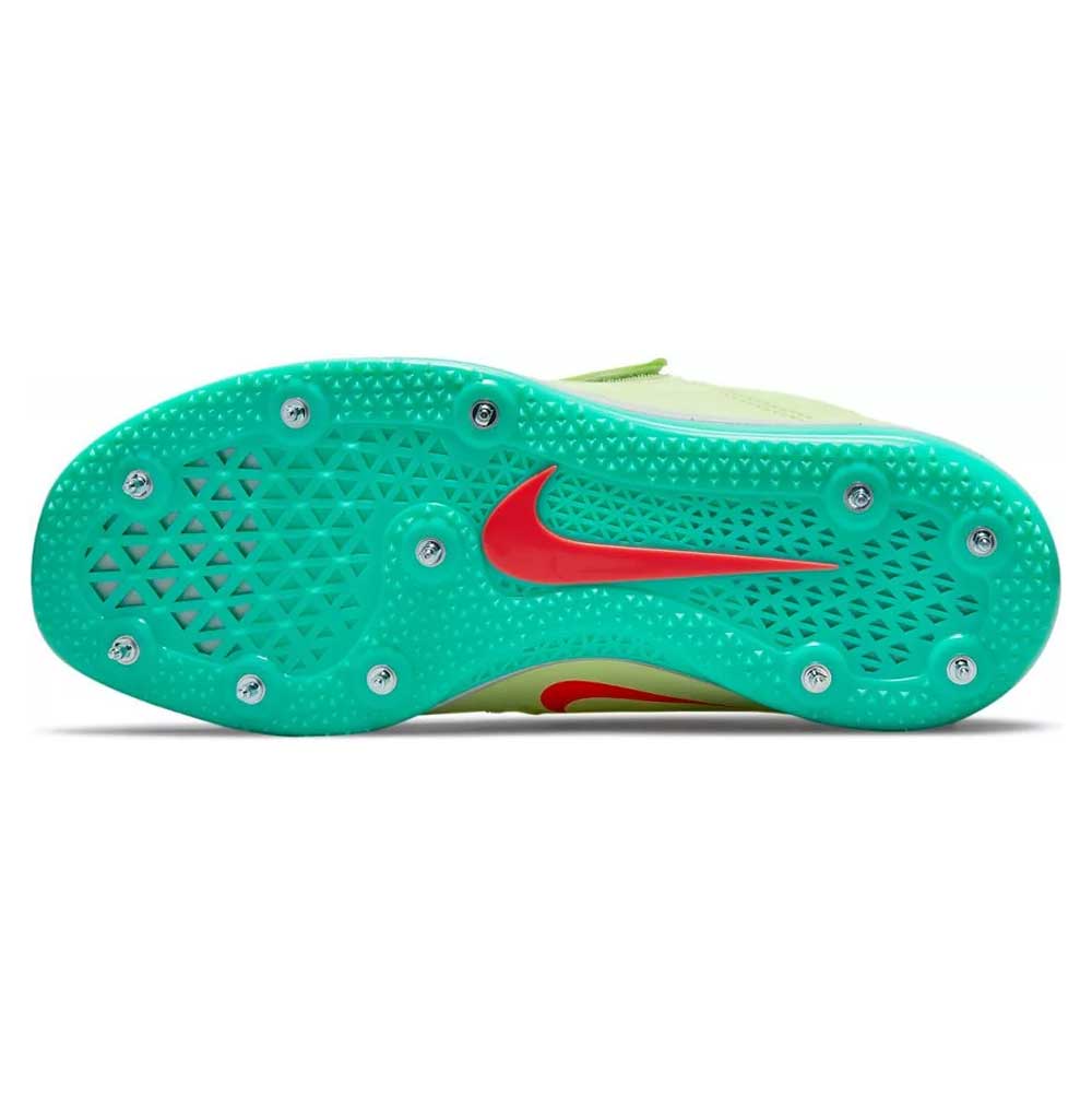 Unisex Nike High Jump Elite Spike- Barely Volt/Hyper Orange/Dynamic Turq - Regular (D)