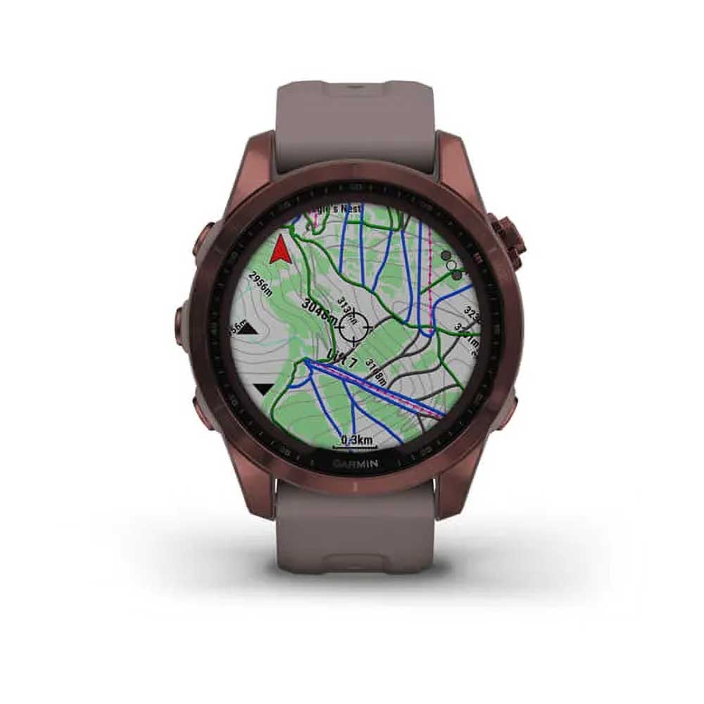 fenix 7S Sapphire - Dark Bronze Titanium with Shale Gray Band
