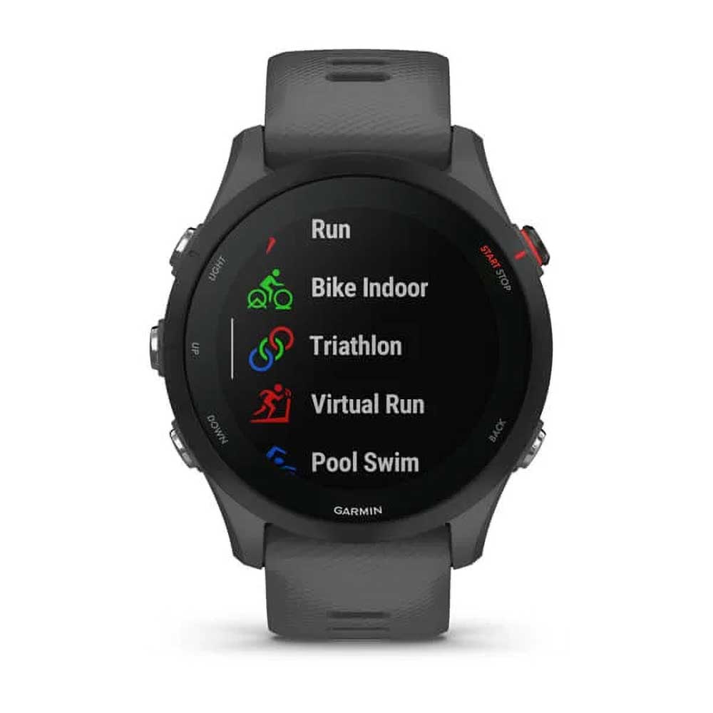 Forerunner 255 GPS Running Smartwatch- Non Music — Slate Grey