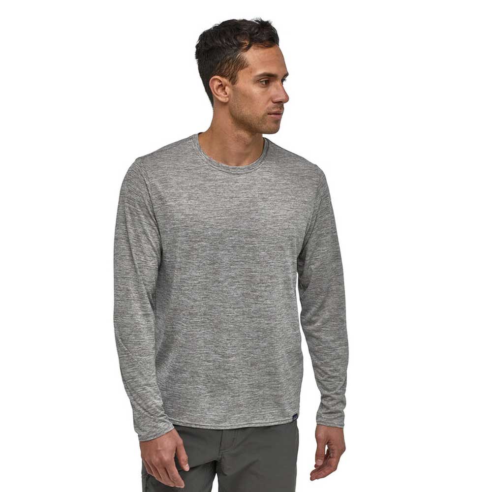 Men's Long-Sleeved Capilene Cool Daily Shirt - Feather Grey