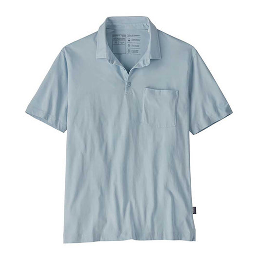Men's Cotton in Conversion Lightweight Polo - Steam Blue