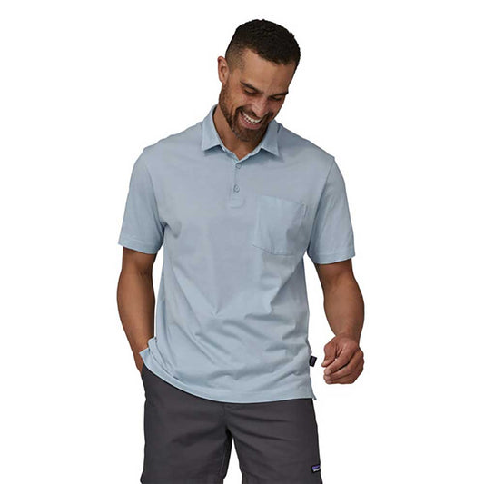 Men's Cotton in Conversion Lightweight Polo - Steam Blue