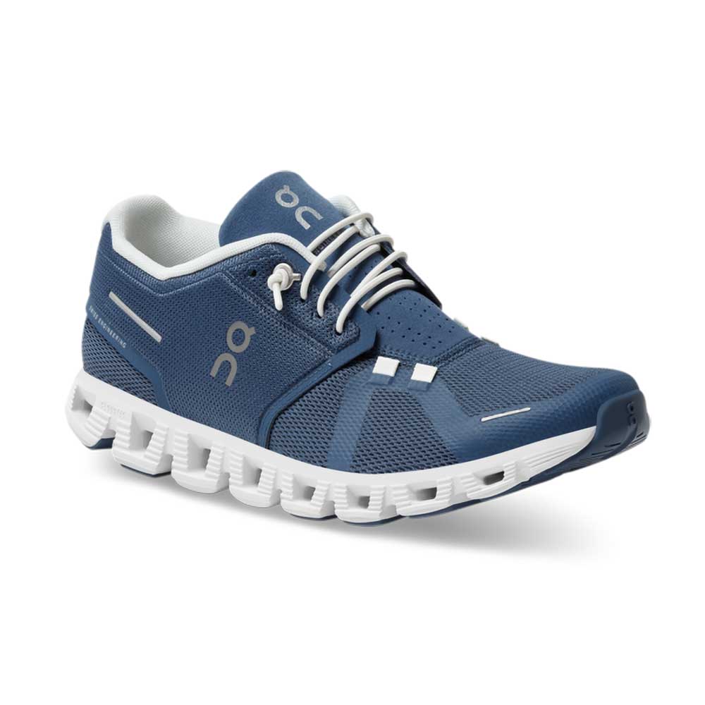 Women's Cloud 5 Running Shoe- Denim/White - Regular (B)