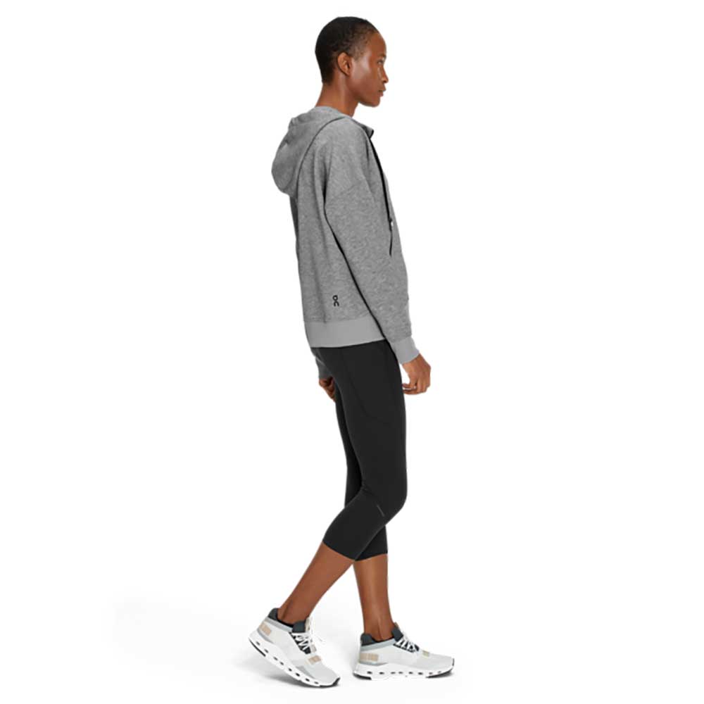 Women's Zipped Hoodie - Grey