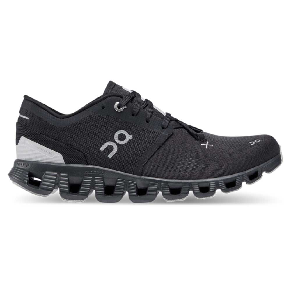 Women's Cloud X 3 Running Shoe- Black- Regular (B)