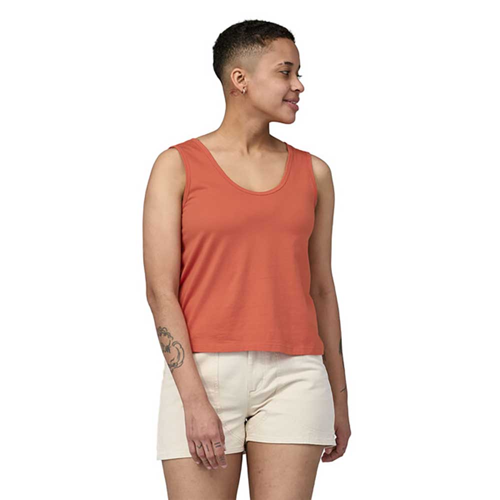 Women's Regenerative Organic Certified Cotton Tank - Quartz Coral