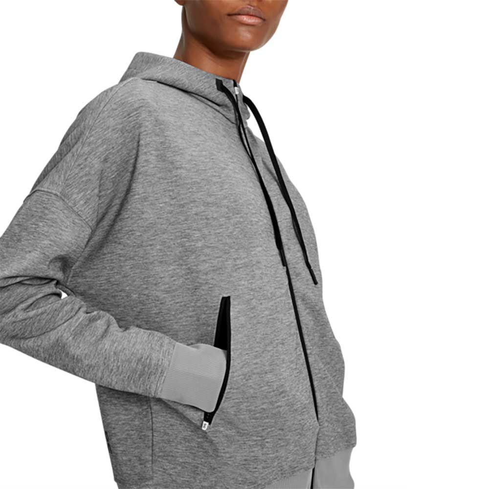 Women's Zipped Hoodie - Grey