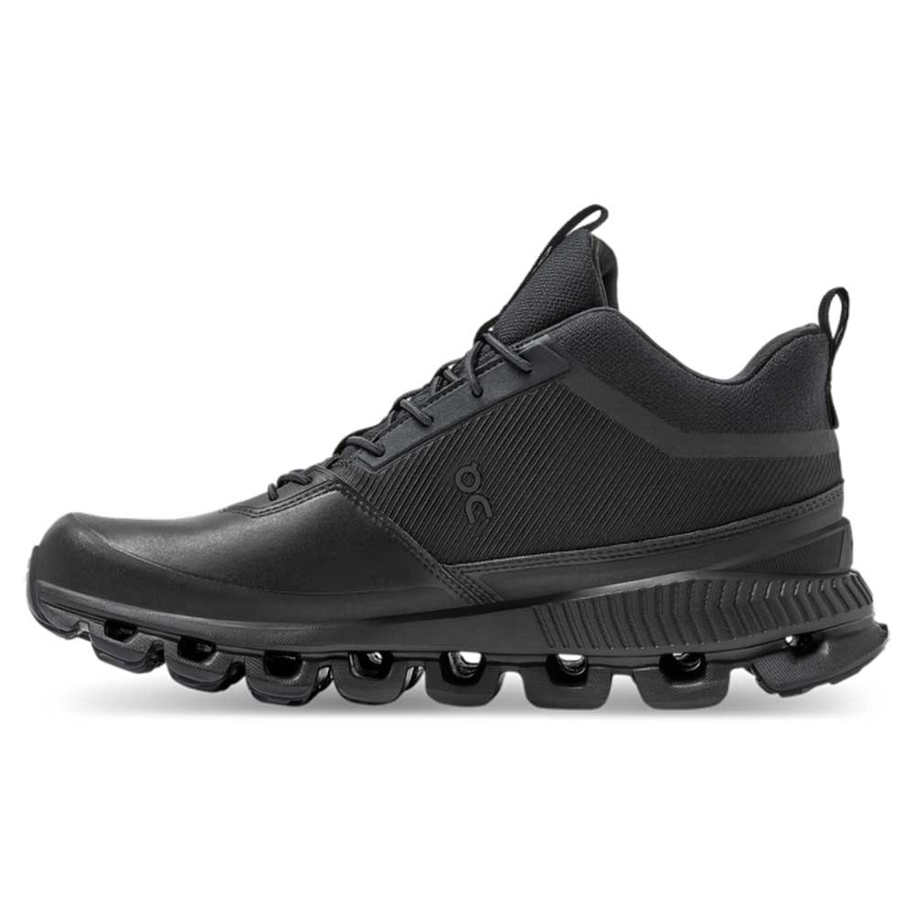 Women's Cloud Hi Waterproof Running Shoe - All Black - Regular (B)