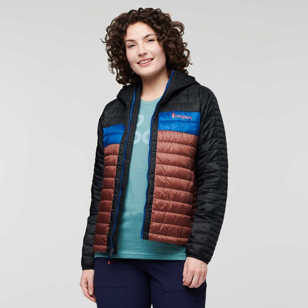 Women's Capa Insulated Hooded Jacket - Black/Chestnut