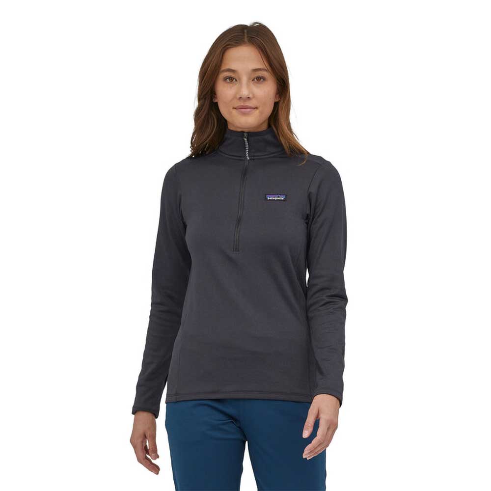 Women's R1 Daily Zip-Neck - Ink Black