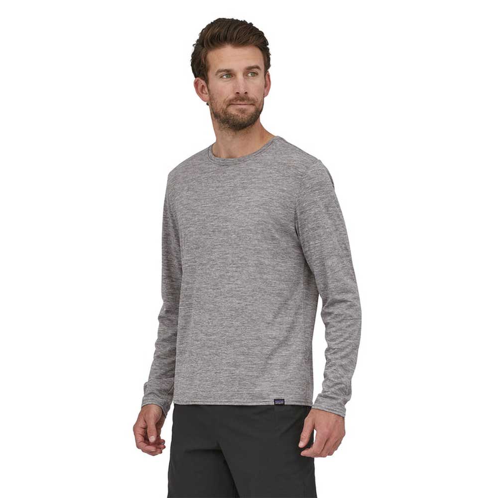 Men's Long-Sleeved Capilene Cool Daily Shirt - Feather Grey