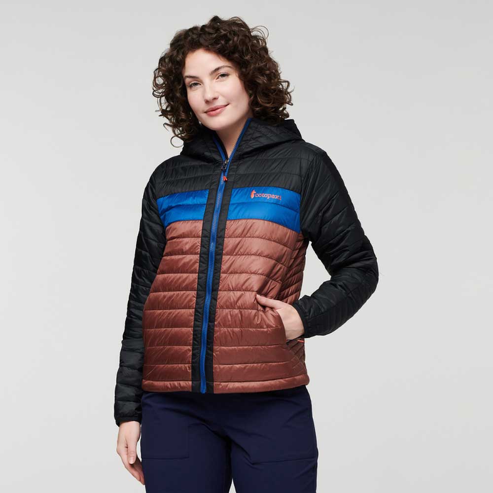 Women's Capa Insulated Hooded Jacket - Black/Chestnut
