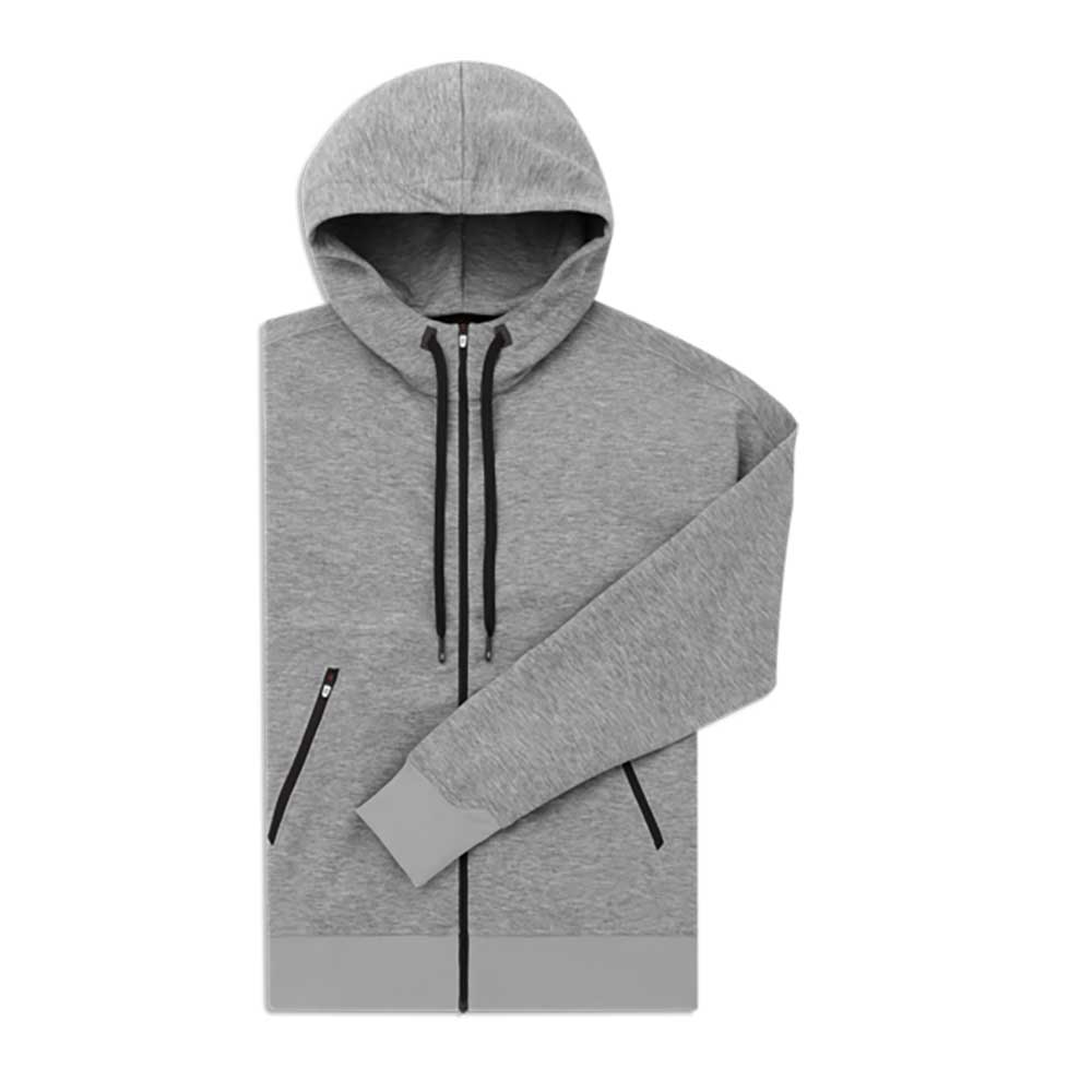 Women's Zipped Hoodie - Grey