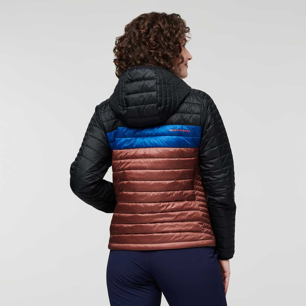 Women's Capa Insulated Hooded Jacket - Black/Chestnut