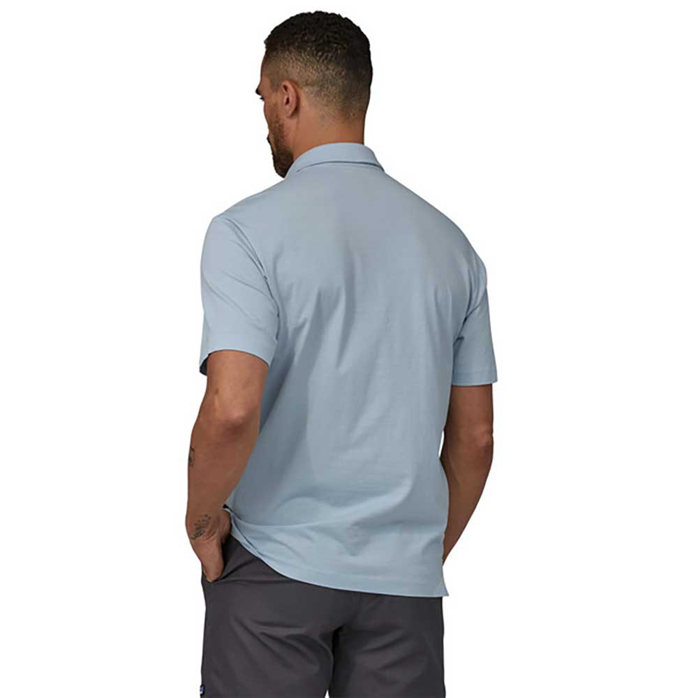 Men's Cotton in Conversion Lightweight Polo - Steam Blue