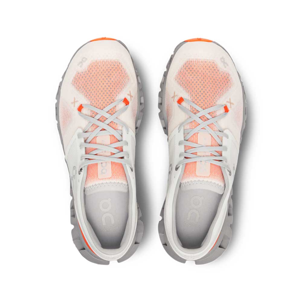 Women's Cloud X 3 Running Shoe - Ivory/Alloy - Regular (B)