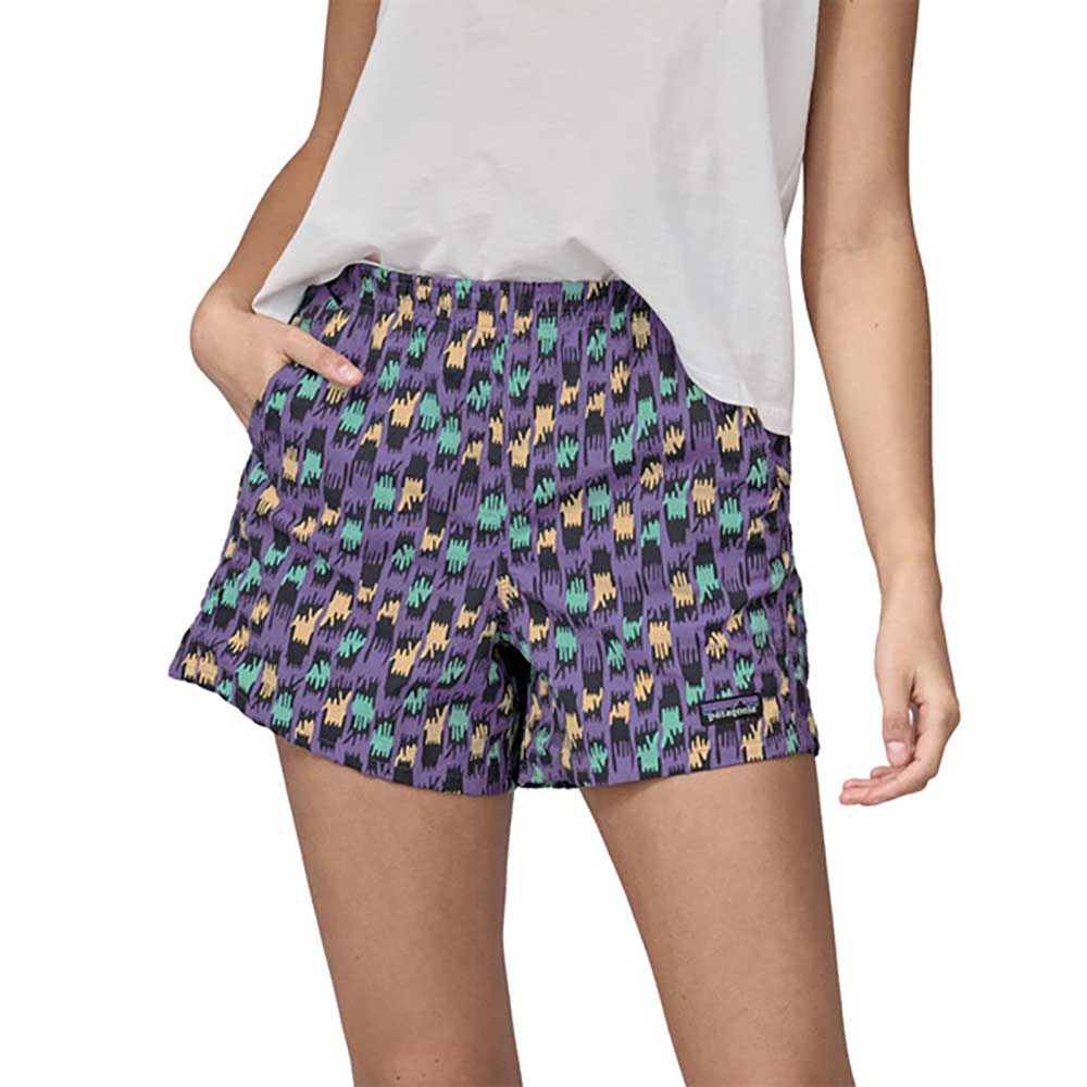 Women's Baggies Shorts 5" - Intertwined Hands: Perennial Purple