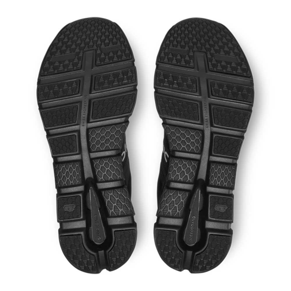 Men's Cloudrunner Waterproof Running Shoe - Black- Regular (D)