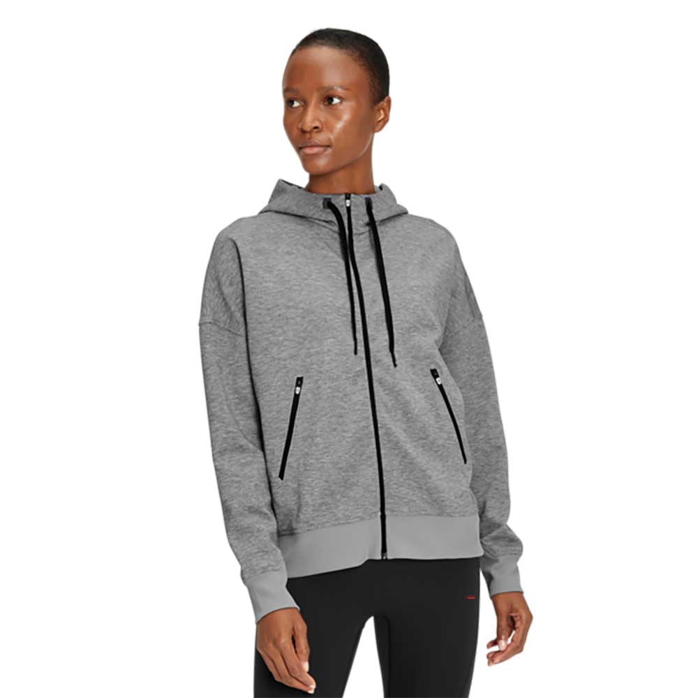 Women's Zipped Hoodie - Grey