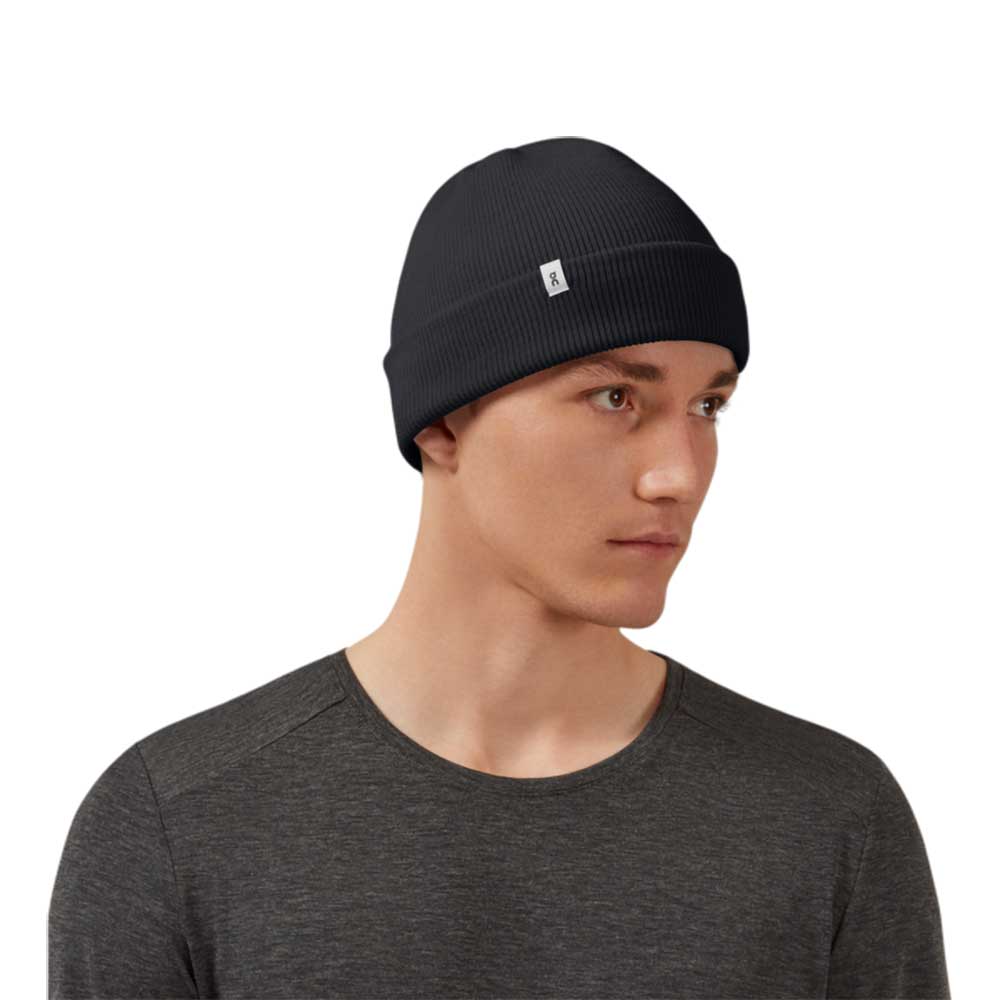 Merino Beanie - Black