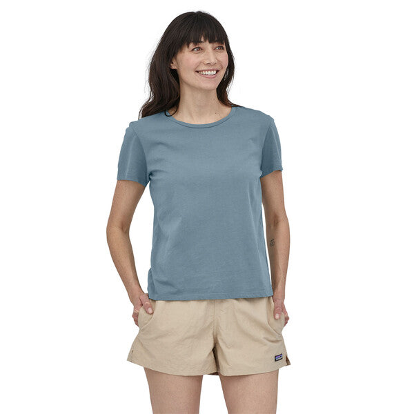 Women's Regenerative Organic Certified Cotton Tee - Plume Grey