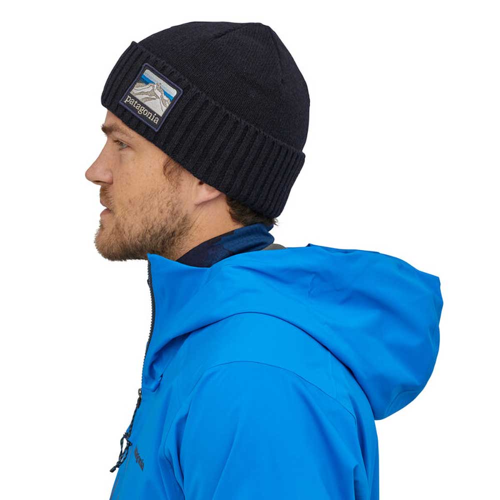 Brodeo Beanie - Line Logo Ridge: Classic Navy
