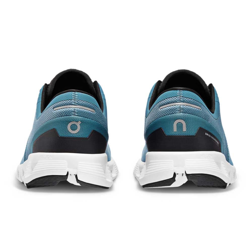 Men's Cloud X 3 Running Shoe- Pewter/White- Regular (D)