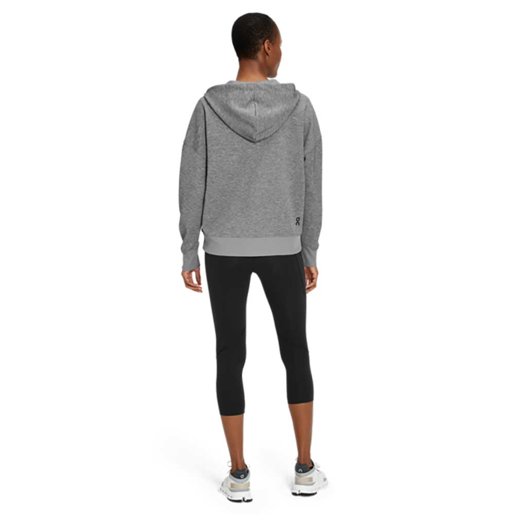 Women's Zipped Hoodie - Grey