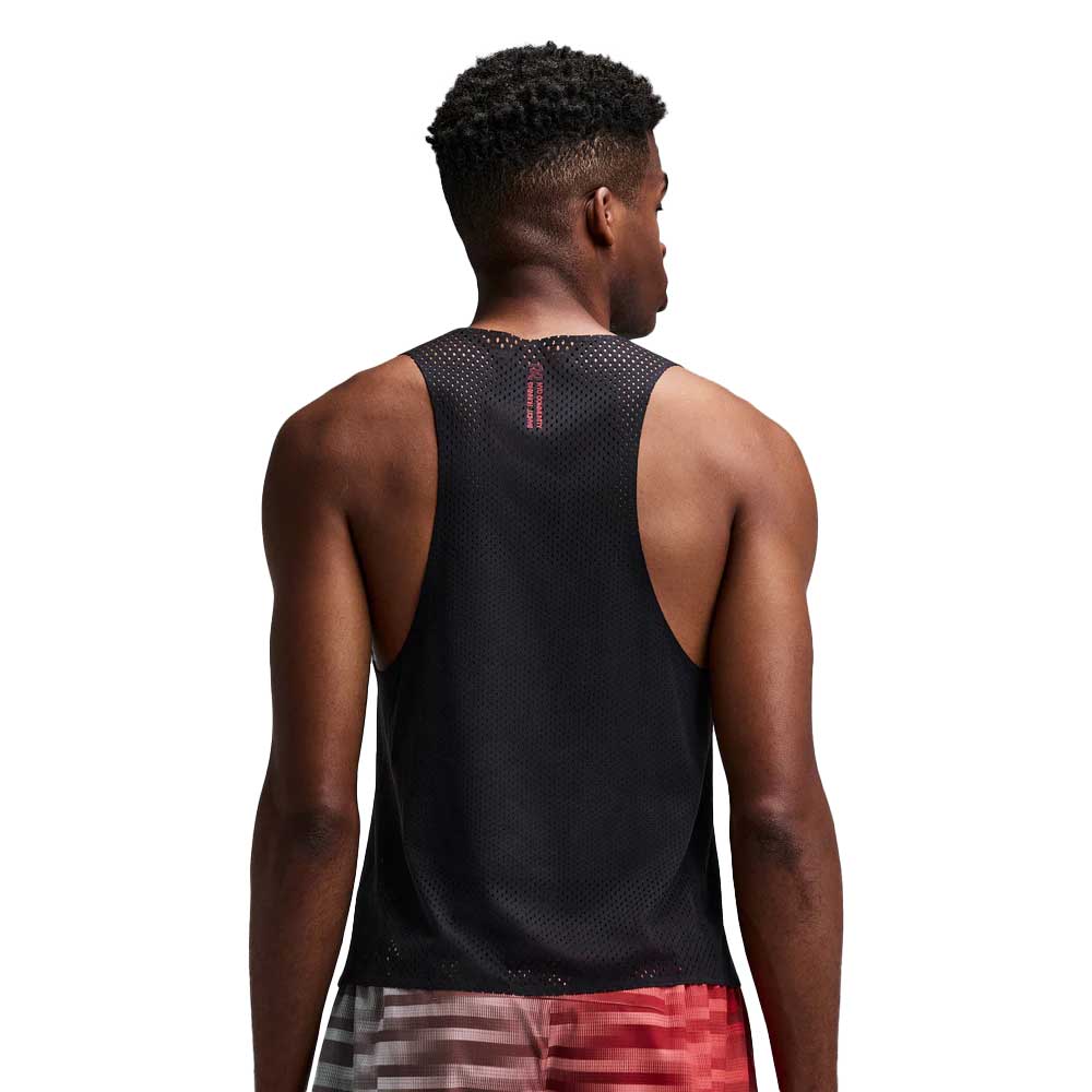 Men's Shredder Shorty Race Singlet - Black