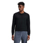 Men's Waffle Long Sleeve Performance Tee - Black