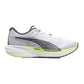 Men's Deviate Nitro 2 Running Shoe - Puma White/Speed Green/Cool Dark Gray- Regular (D)