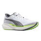 Men's Deviate Nitro 2 Running Shoe - Puma White/Speed Green/Cool Dark Gray- Regular (D)