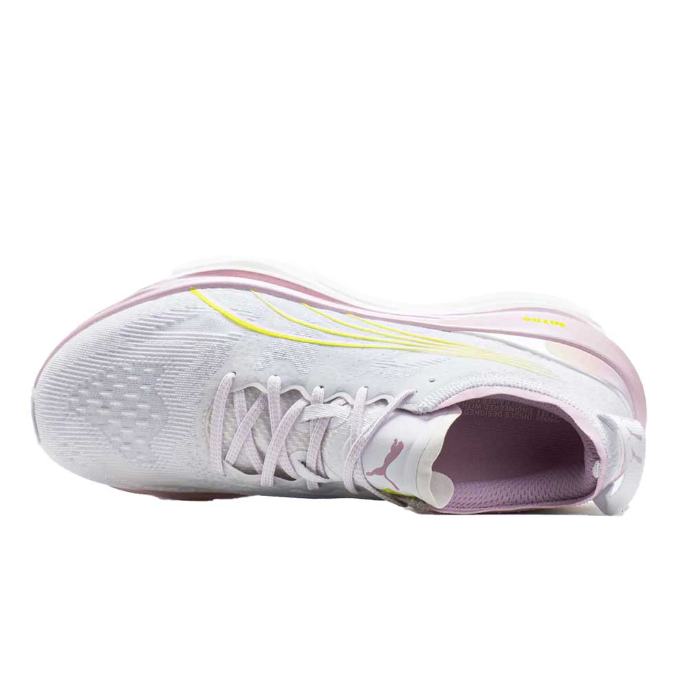 Women's Foreverrun Nitro Radiant Running Shoe - PUMA White/Grape Mist/Silver Mist - Regular (B)