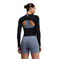 Women's Geomesh Long Sleeve Performance Tee - Bandit Black