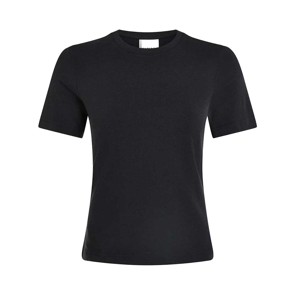 W Regina Fitted Tee - Black