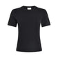 W Regina Fitted Tee - Black